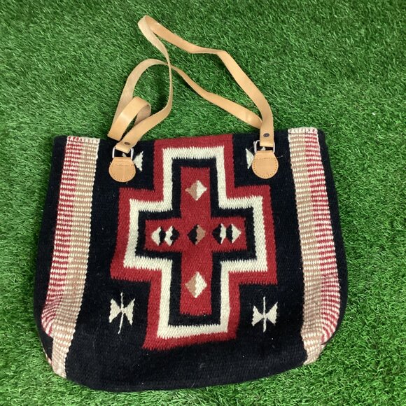 Saddle Blanket Wool Tote Bag - Picture 12 of 12
